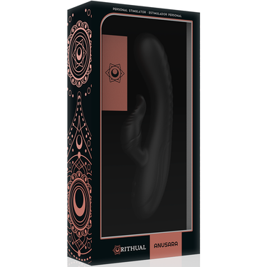 Vibratore Anusara con Stimolatore Clitoride e Punto G, Silicone Medicale